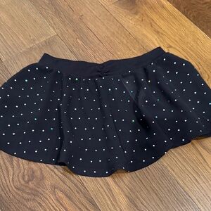Bloch Black Skirt with Sequins size 6x-7